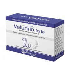 Biowet Veturino Forte dla psów ras średnich i dużych wspomagające funkcjonowanie układu moczowego 40kaps.