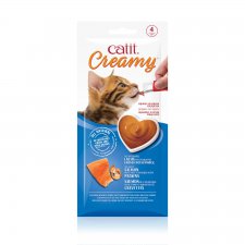 Catit Creamy Salmon & Prawns mokry przysmak dla kota łosoś i krewetki