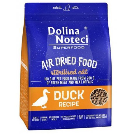 Dolina Noteci Superfood Air Dried Kot Sterilised Danie z kaczki