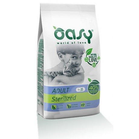 Oasy Adult Sterilized Chicken Karma dla kotów po steryzlizacji z kurczakiem