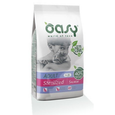 Oasy Adult Sterilized Salmon Karma dla kotów po steryzlizacji z łososiem