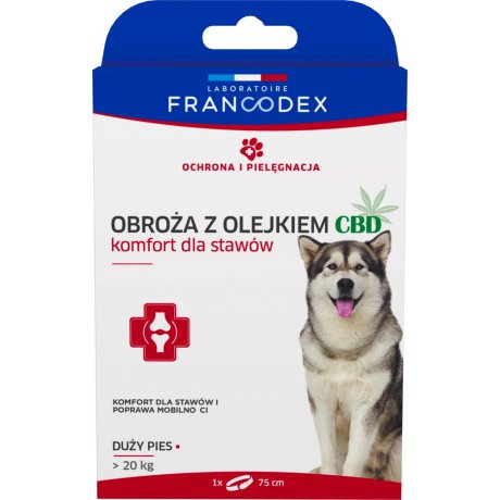 Francodex Obroża z olejkiem CBD