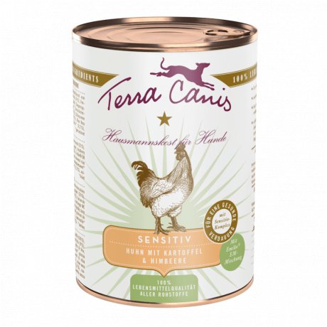 Terra Canis Sensitive kurczak z ziemniakami i maliną