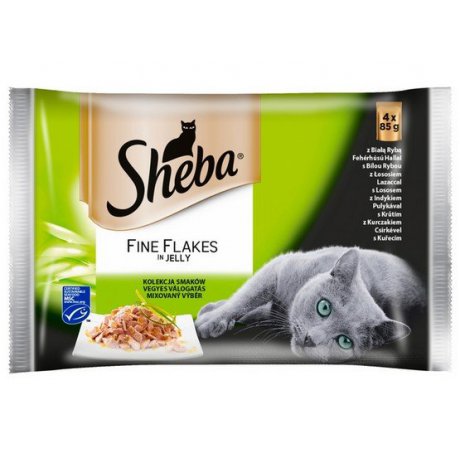 Sheba Delicacy Fine Flakes Mix Galaretka