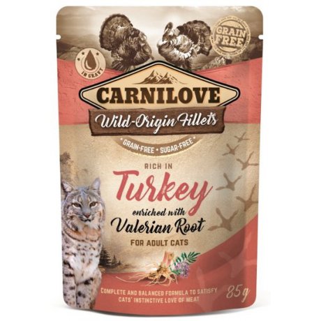 Carnilove Cat Turkey & Valerian Root indyk i waleriana