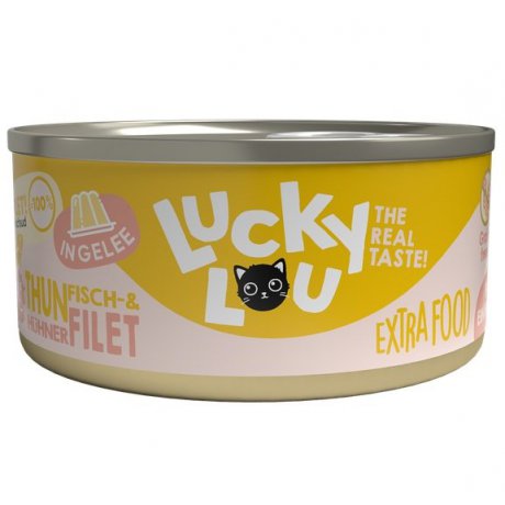 Lucky Lou Extrafood Tuńczyk & Kurczak w galaretce