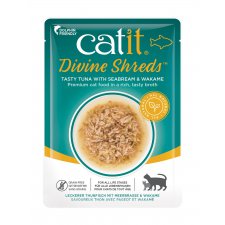Catit Divine Shreds mokry przysmak dla kota tuńczyk dorada i glony Wakame