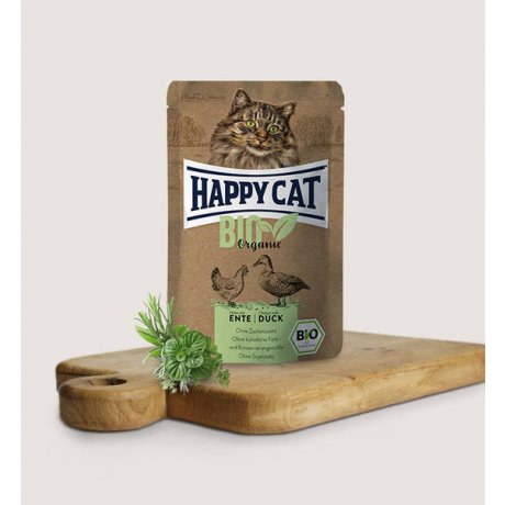 Happy Cat Bio Organic Duck z kaczką