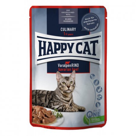 Happy Cat Culinary Meat in Sauce Bavarian Beef z bawarską wołowiną