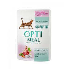 Optimeal Adult Cat Lamb & Vegetables jagnięcina z warzywami w galaratce