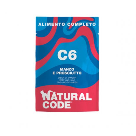 Natural Code Complet C6 Wołowina i Szynka