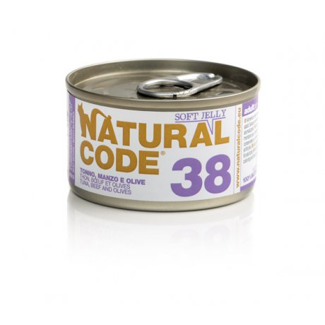 Natural Code 38 Tuńczyk Wołowina i Oliwki
