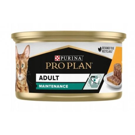 Purian Pro Plan Adult Maintenance Wilgotny pasztet z kurczakiem mokra karma dla kota 85g
