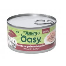 Oasy Natury Cat Adult Tuńczyk z krewetkami 50% naturalnego mięsa w galaretce 85g