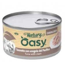 Oasy Cooking Broth tuńczyk z małżami w bulionie puszka dla kota 85g