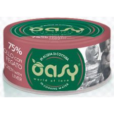 Oasy More Love Cat Adult 75% kurczak z wątróbką puszka w bulionie 70g