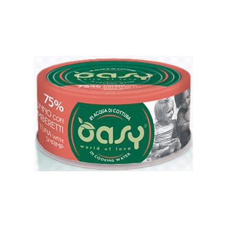 Oasy More Love Cat Adult 75% tuńczyka i krewetek puszka w bulionie 70g