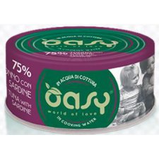 Oasy More Love Cat Adult 75% tuńczyka i sardynek puszka w bulionie 70g