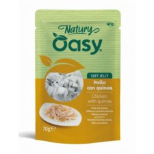 Oasy Natury kurczak z komosą ryżową naturalna mokra karma w delikatnej galaretce saszetka 70g