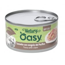 Oasy Natury Cat Adult Tuńczyk z małżami 50% naturalnego mięsa w galaretce 150g