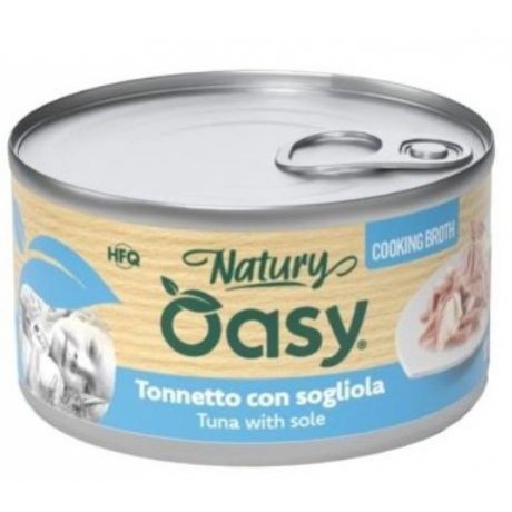 Oasy Cooking Broth tuńczyk z solą w bulionie puszka dla kota 85g