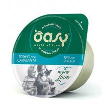 Oasy Kot More Love Cup Tuńczyk i przegrzebki (małże) kubek w naturalnym sosie 80g