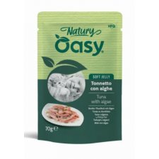 Oasy Natury tuńczyk z algami naturalna mokra karma w delikatnej galaretce saszetka 85g