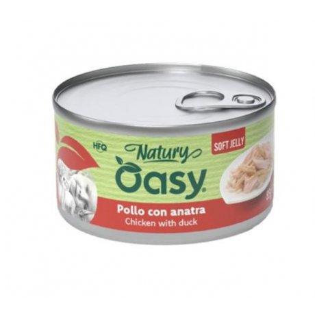 Oasy Natury Cat Adult Kurczak z kaczką 50% naturalnego mięsa w galaretce 150g