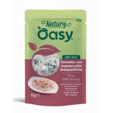 Oasy Natury Cat Adult Tuńczyk z krewetkami 50% mięsa karma w delikatnej galaretce 85g