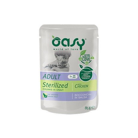 Oasy Lifestage Sterilised Kawałki w sosie saszetka 85g