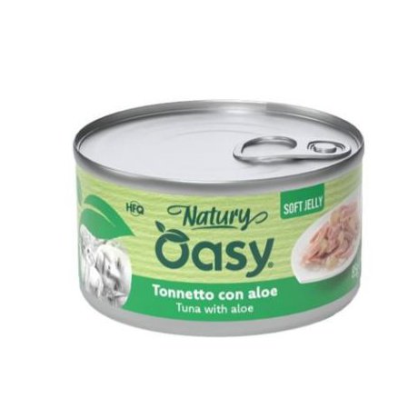 Oasy Natury Cat Adult Tuńczyk z aloesem 50% naturalnego mięsa w galaretce 85g