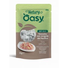 Oasy Natury tuńczyk z kalmarami naturalna mokra karma w delikatnej galaretce saszetka 85g