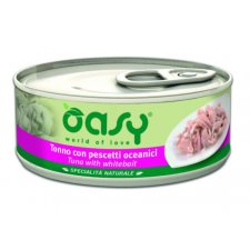Oasy Natural Range Cat Adult Tuńczyk z młodymi sardynkami 50% naturalnego mięsa w galaretce 150g