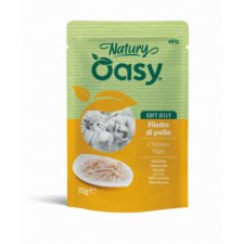 Oasy Natural Range Cat Adult 50% piersi z kurczaka karma w delikatnej galaretce 70g