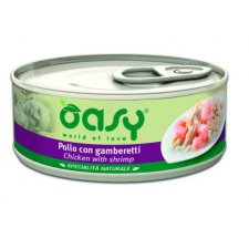 Oasy Natury Cat Adult Kurczak z krewetkami 50% naturalnego mięsa w galaretce 150g