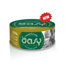 Oasy More Love kurczak 70% Kurczak z soczewicą puszka w bulionie 70g