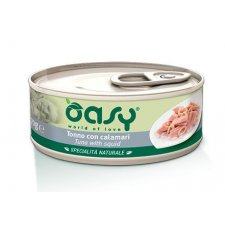 Oasy Natural Range Cat Adult Tuńczyk z kalmarami 50% naturalnego mięsa w galaretce 150g