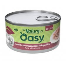 Oasy Natury Cat Adult Tuńczyk z krewetki 50% naturalnego mięsa w galaretce 150g