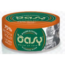 Oasy More Love Cat Adult 75% mięsa z piersi kurczaka w bulionie 70g