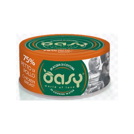 Oasy More Love Cat Adult 75% mięsa z piersi kurczaka w bulionie 70g