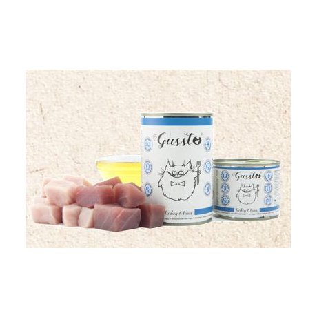 Gussto Super Premium - Świeży Indyk z Tuńczykiem: Monobiałkowa Karma Dla Kota