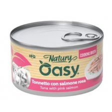 Oasy Cooking Broth tuńczyk z łososiem w bulionie puszka dla kota 85g