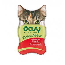 Oasy Natural Range Cat Delicatesse Pate 60% mięsa w pasztecie tacka 85g