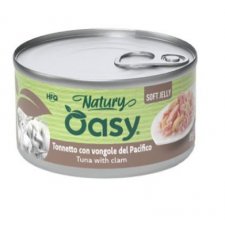 Oasy Natury Cat Adult Tuńczyk z małżami 50% naturalnego mięsa w galaretce 85g