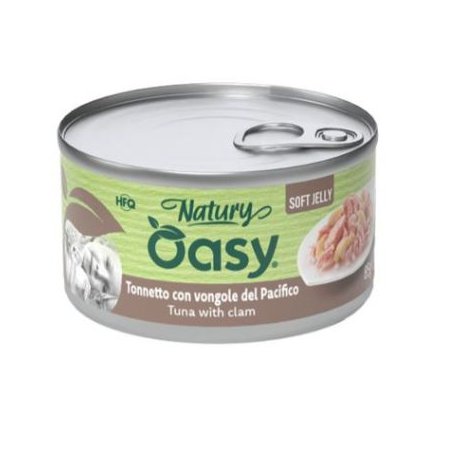 Oasy Natury Cat Adult Tuńczyk z małżami 50% naturalnego mięsa w galaretce 85g