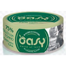 Oasy More Love Cat Adult 75% kurczak z tuńczykiem puszka w bulionie 70g