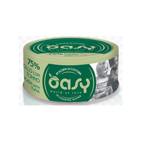 Oasy More Love Cat Adult 75% kurczak z tuńczykiem puszka w bulionie 70g