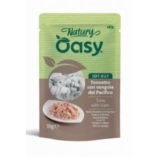 Oasy Natury Cat Adult Tuńczyk z małżami 50% mięsa karma w delikatnej galaretce 85g