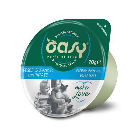 Oasy Kot More Love Cup ryby oceaniczne z ziemniakami kubek w naturalnym sosie 80g