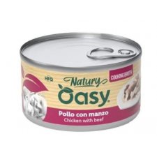 Oasy Coocking Broth kurczak z wołowiną w bulionie puszka dla dorosłego kota 85g